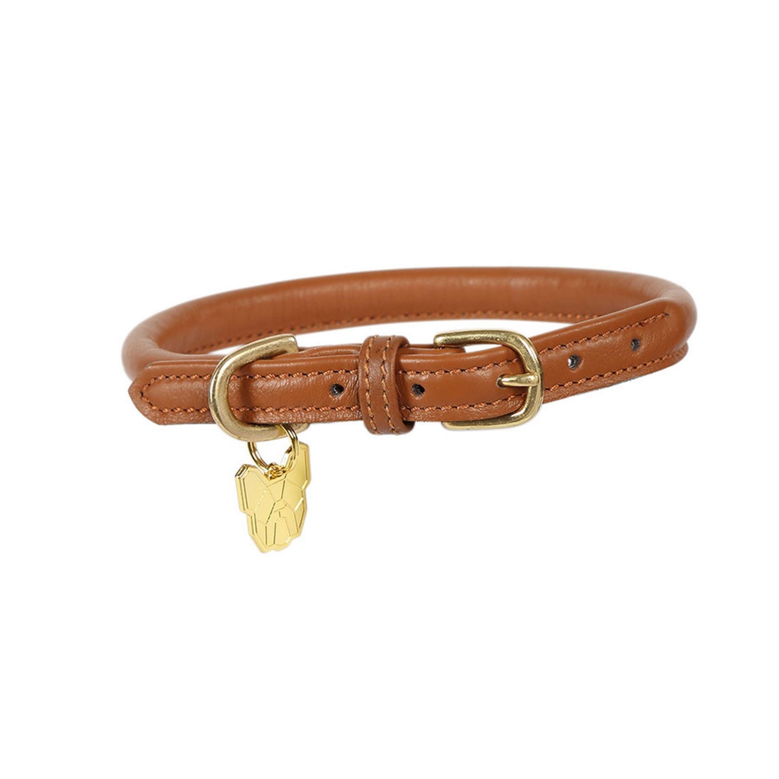 Digby & Fox Collier Cousu Tan