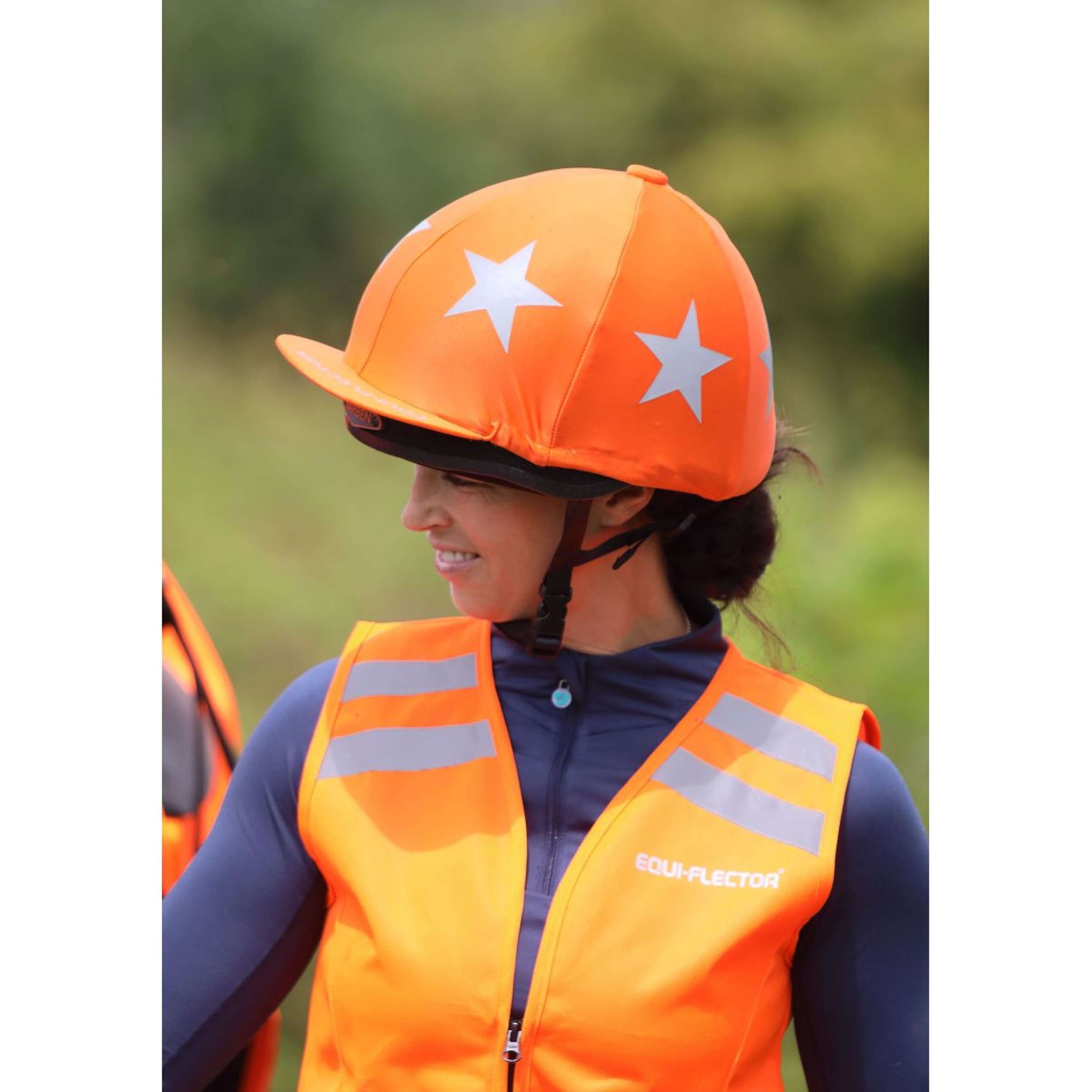 Equi-Flector Toque Team Orange