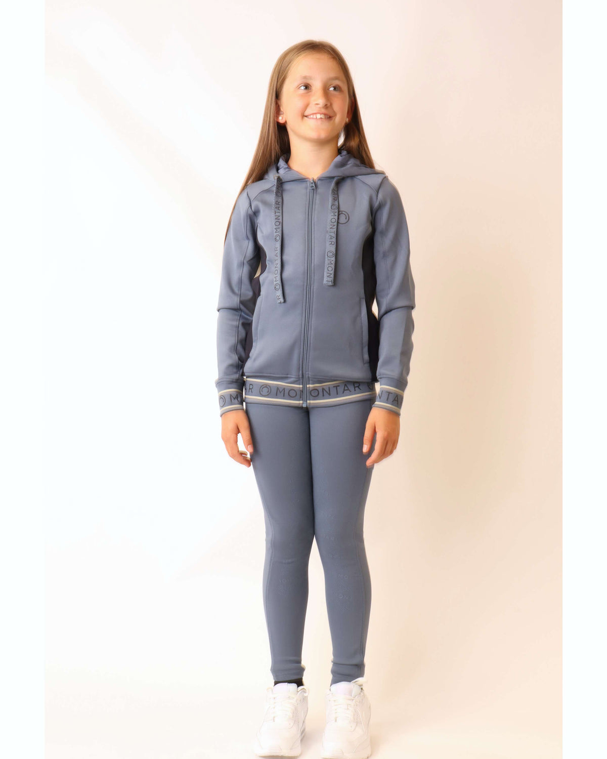 Montar Veste Alia Viv Logotape Junior Dove Blue