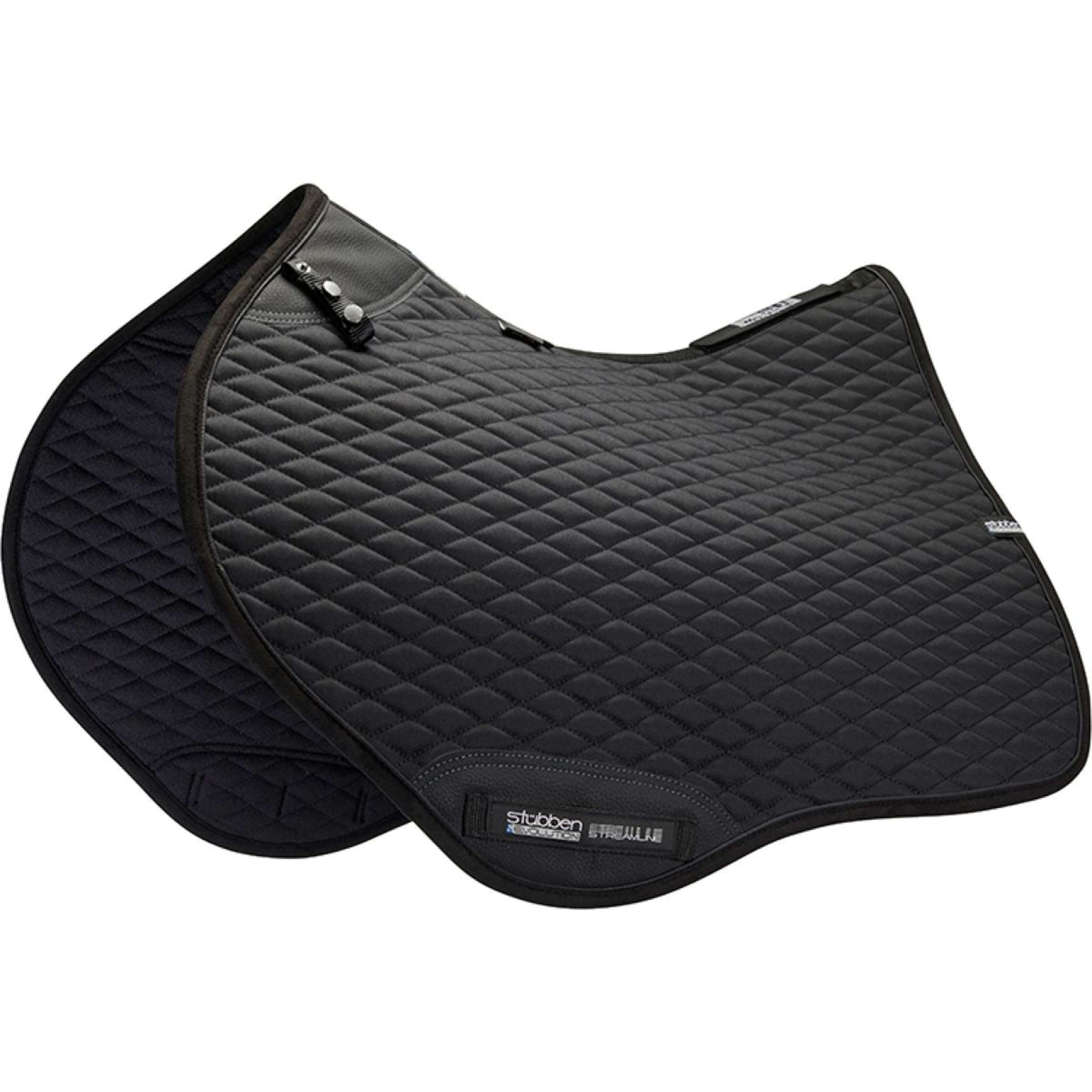 Stübben Tapis de Selle Streamline Close Contact de Saut Noir