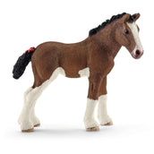 Schleich Statuette Farm World Poulain Clydesdale Marron