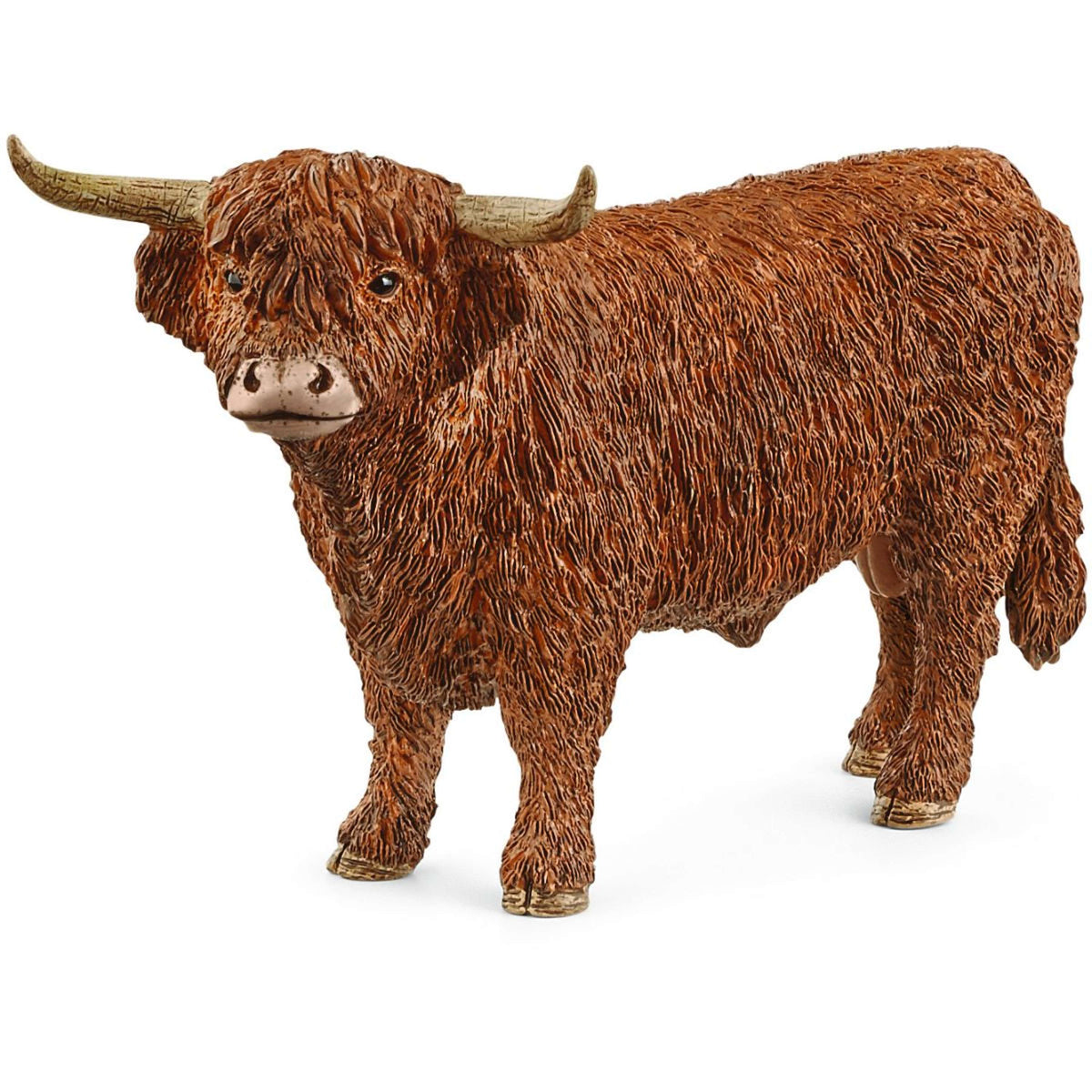 Schleich Statuette Farm World Taureau Highland Marron