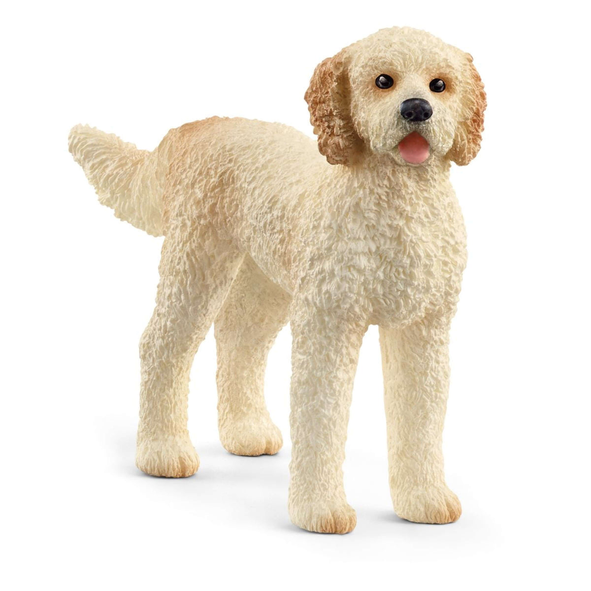 Schleich Statuette Farm World Chien Goldendoodle Beige