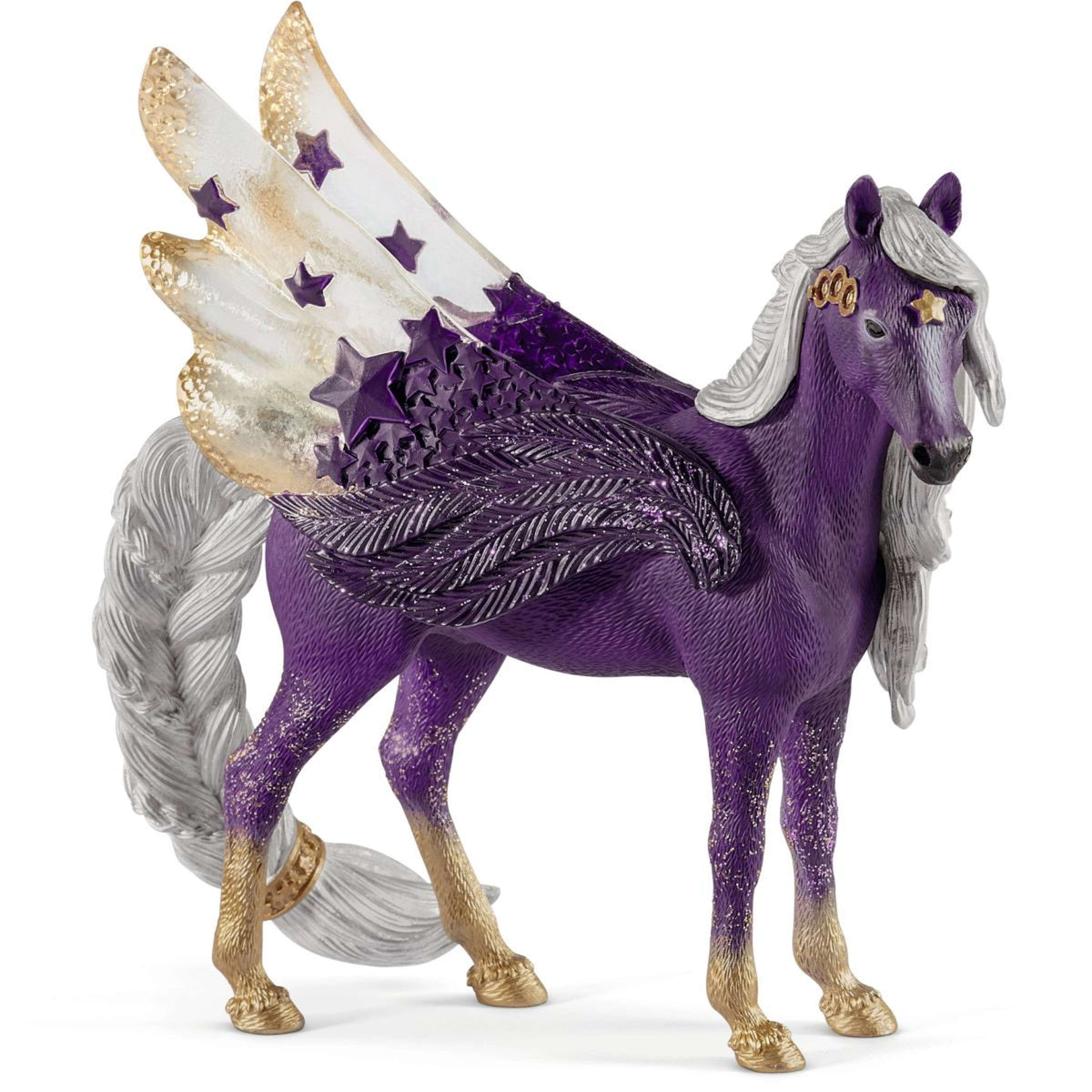 Schleich Figurine Bayala Star Pegasus, Mare Or/Violet