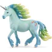 Schleich Figurine Bayala Marshmallow Unicorn Stallion Bleu/Vert