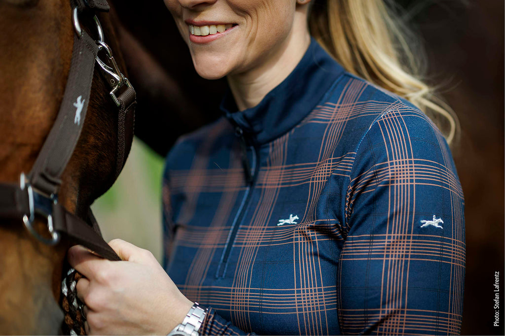 Schockemöhle Chemise SPXandra Navy Check