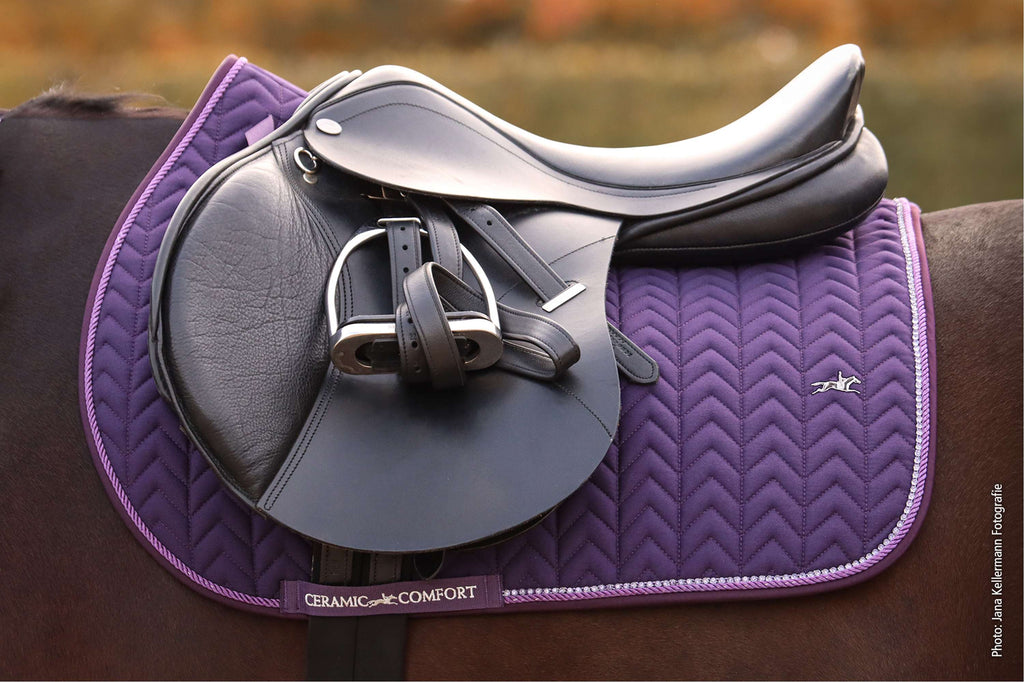 Schockemöhle Tapis de Selle SPCeramica de Saut Violet Foncé
