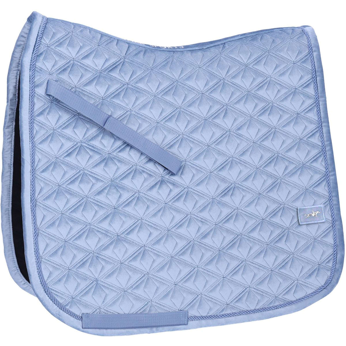 Schockemöhle Tapis de Selle SP Velvet Style Dressage Milky Blue
