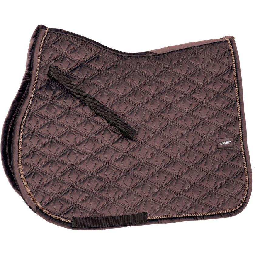 Schockemöhle Tapis de Selle SP Velvet Style de Saut Hazel Schockemöhle Tapis de Selle SP Velvet Style de Saut Hazel