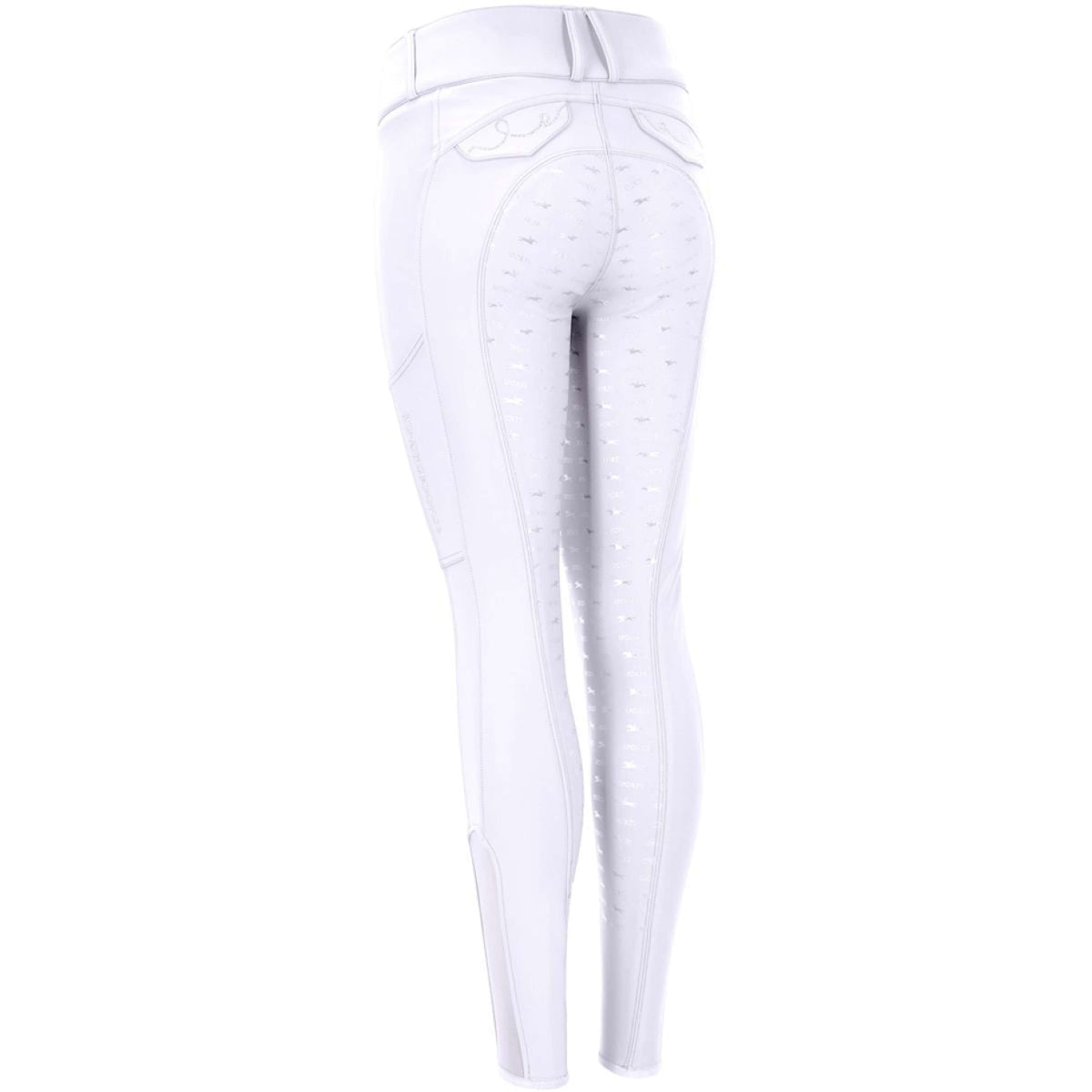 Schockemöhle Pantalon d'Équitation Noelle Full Grip Blanc