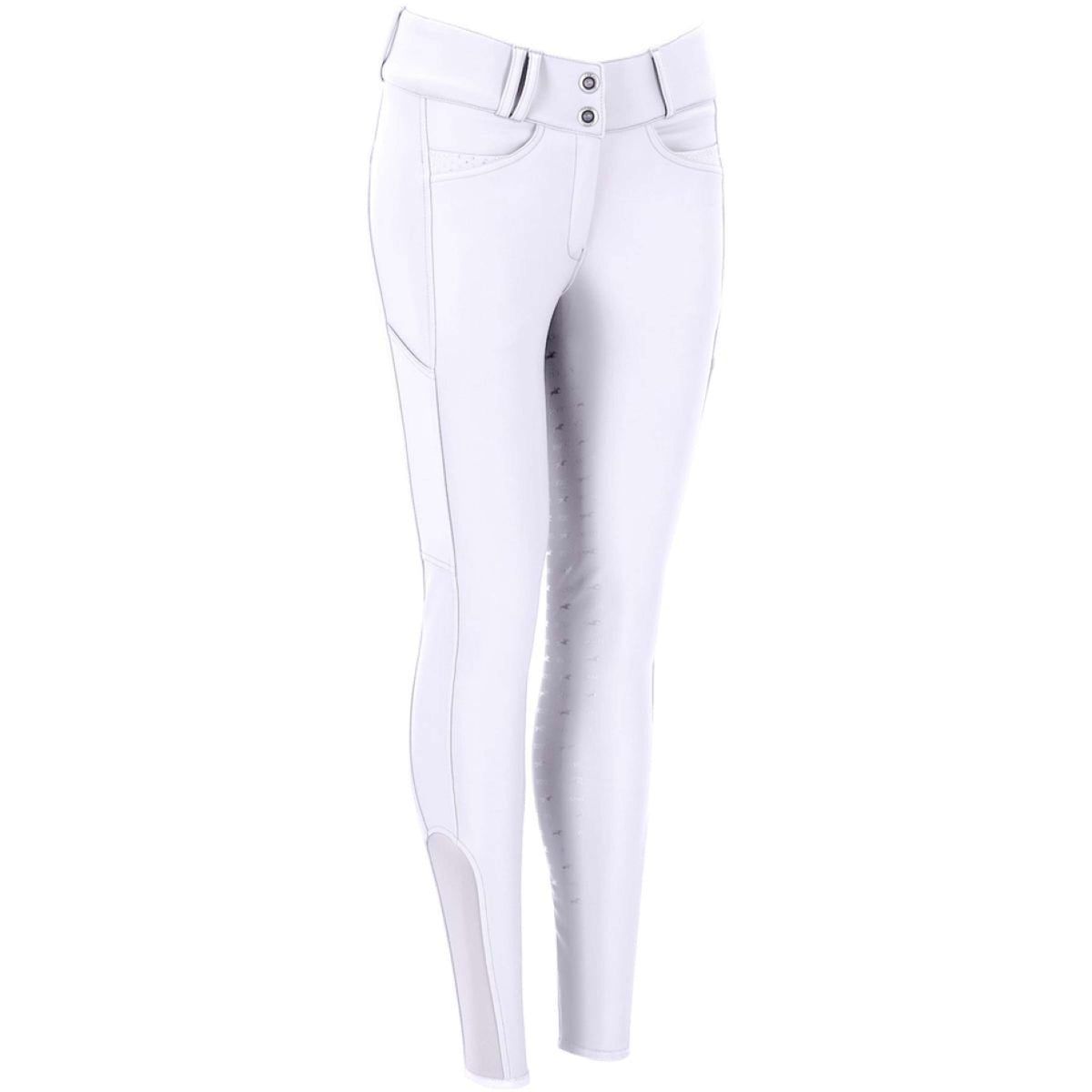 Schockemöhle Pantalon d'Équitation Noelle Full Grip Blanc