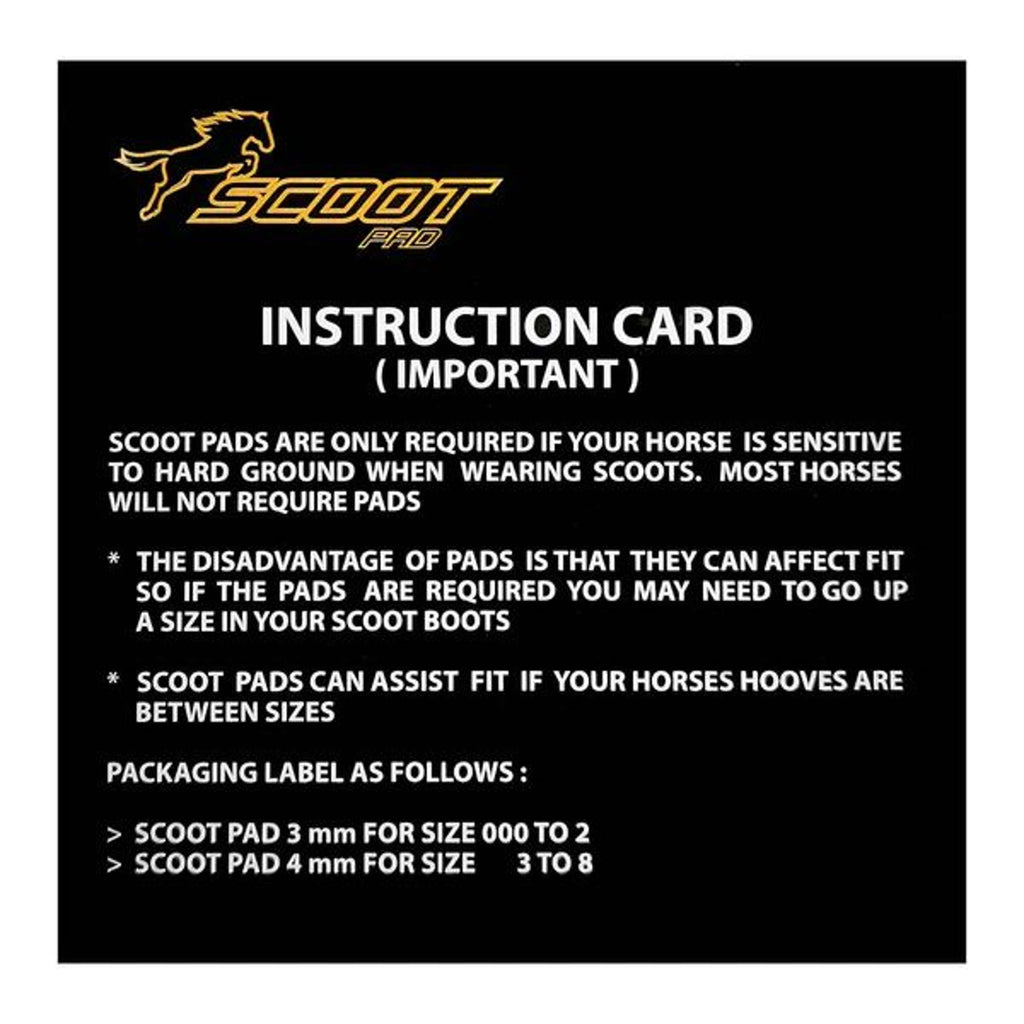 Scoot Boot Pad de Muserolle Noir