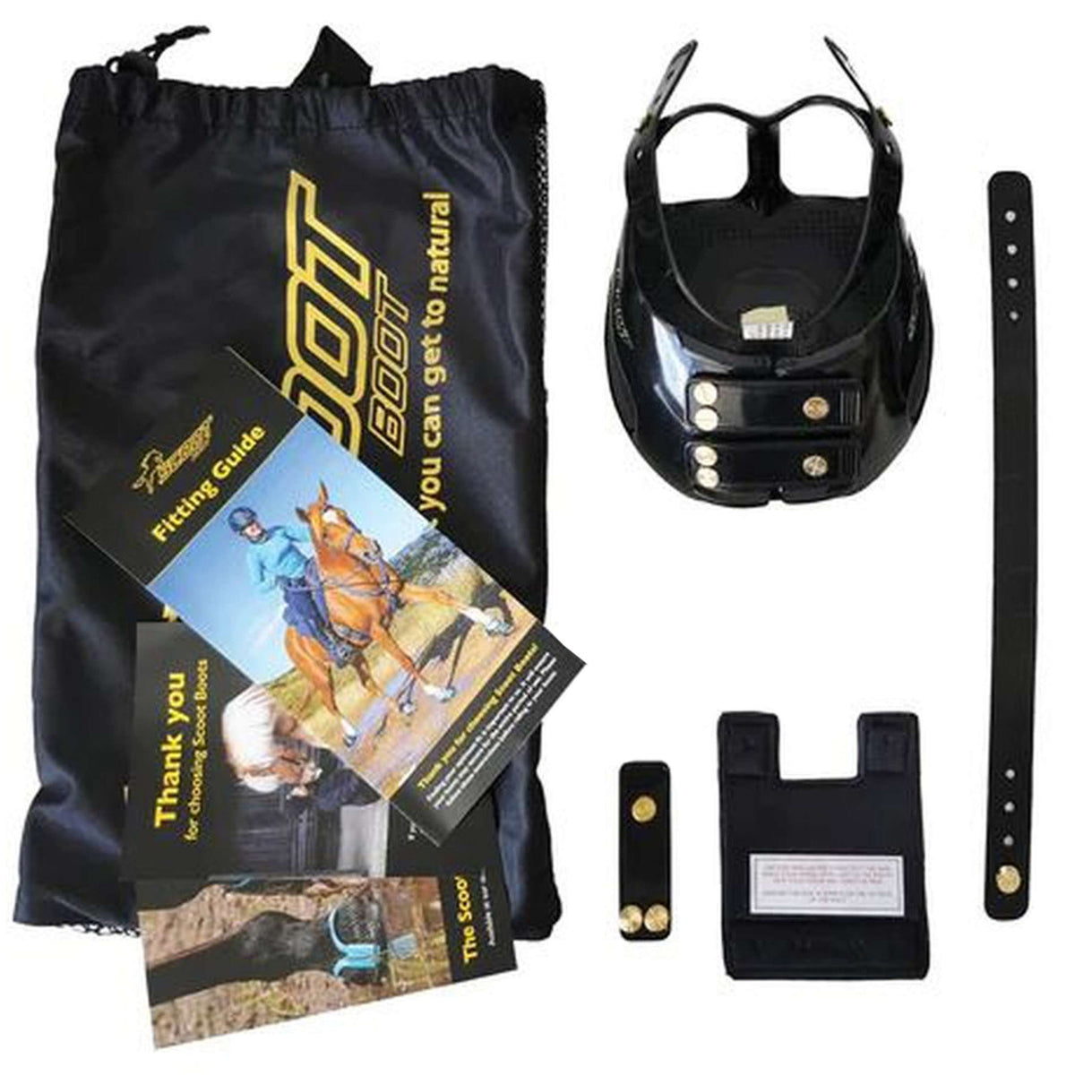 Scoot Boots Hipposandale Slim Single Poney Noir