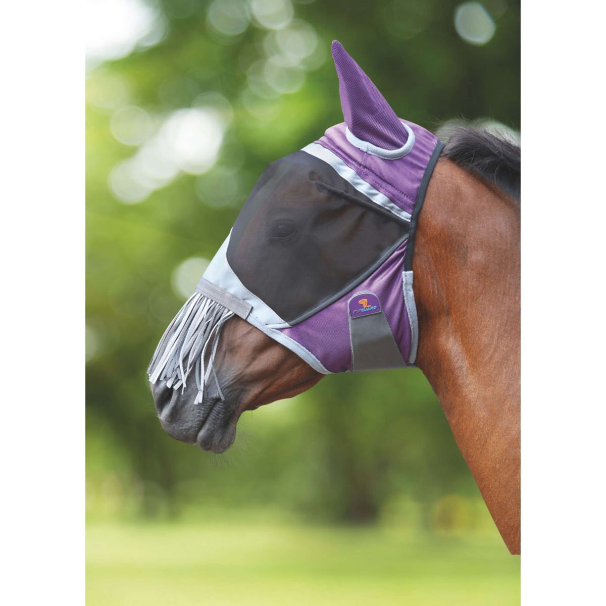 Shires Masque Anti-Mouches Deluxe Violet