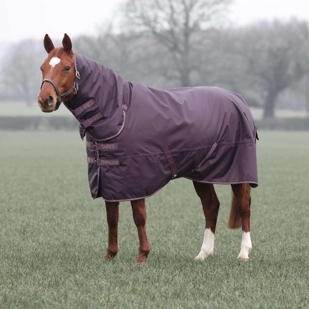 Tempest by Shires Couverture d'Hiver Turnout Typhoon 100g Black Cherry
