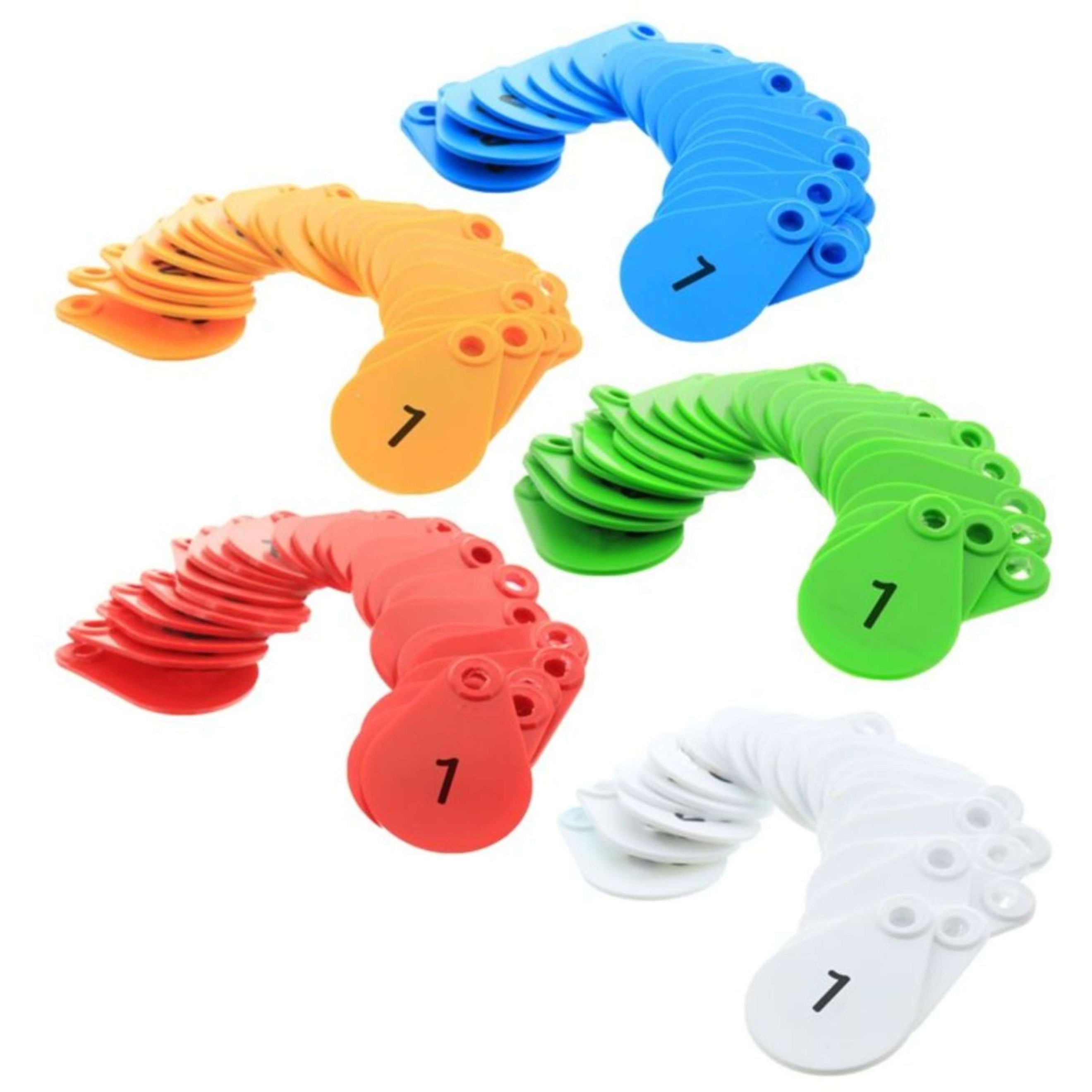 Agradi Étiquettes pour le cou 1-25 Vert Agradi Étiquettes pour le cou 1-25 Vert