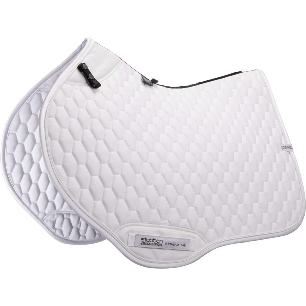 Stübben Tapis de Selle Streamline GEN2 de Saut Blanc