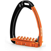 Tech Stirrups Étriers Venice Sloped EVO Noir/Orange