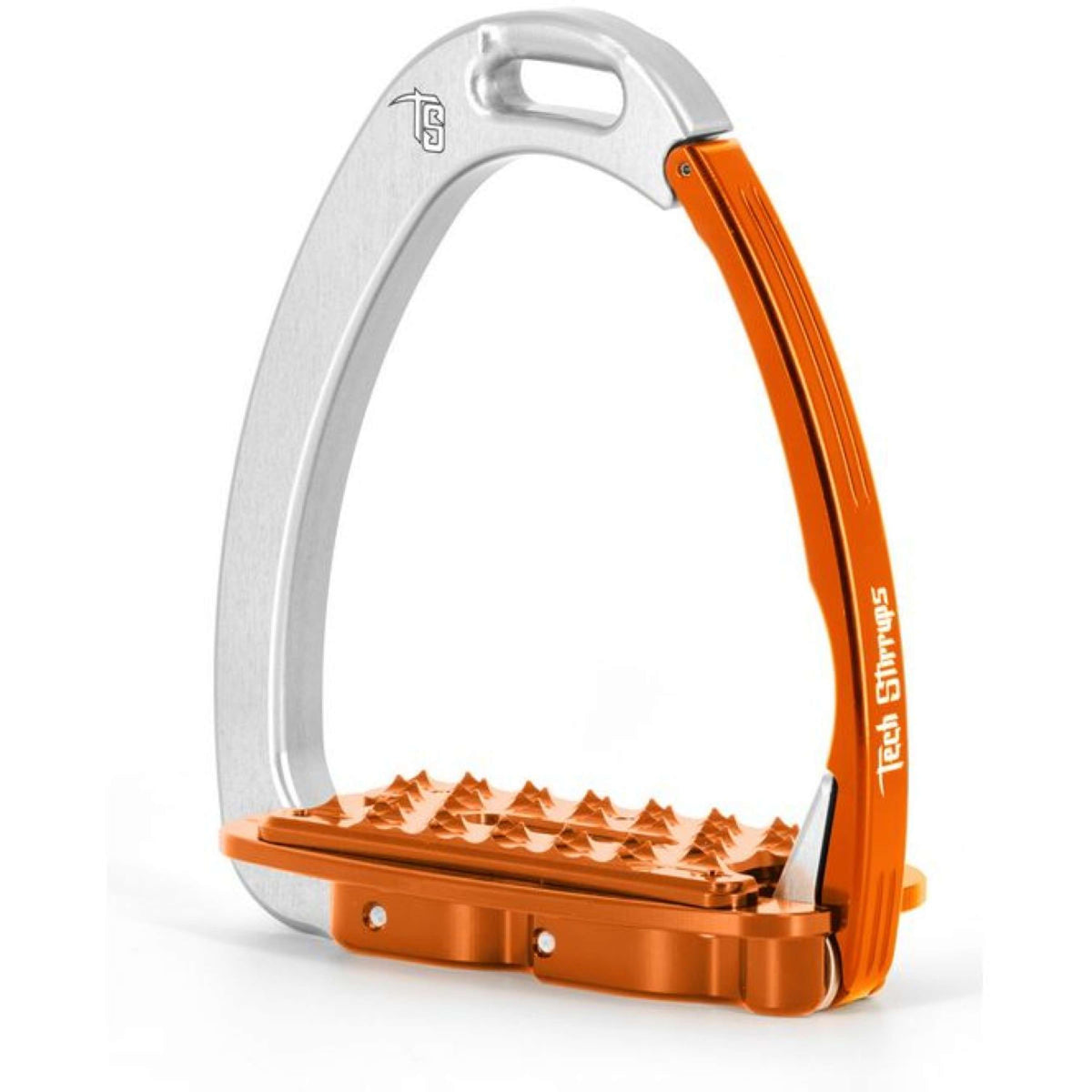 Tech Stirrups Étriers Venice Sloped EVO Argent/Orange