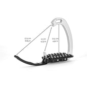 Tech Stirrups Étriers Venice FIT Argent/Argent