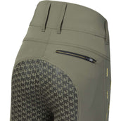 PK International Pantalon d'Équitation Toulouse Full Grip Rifle Green