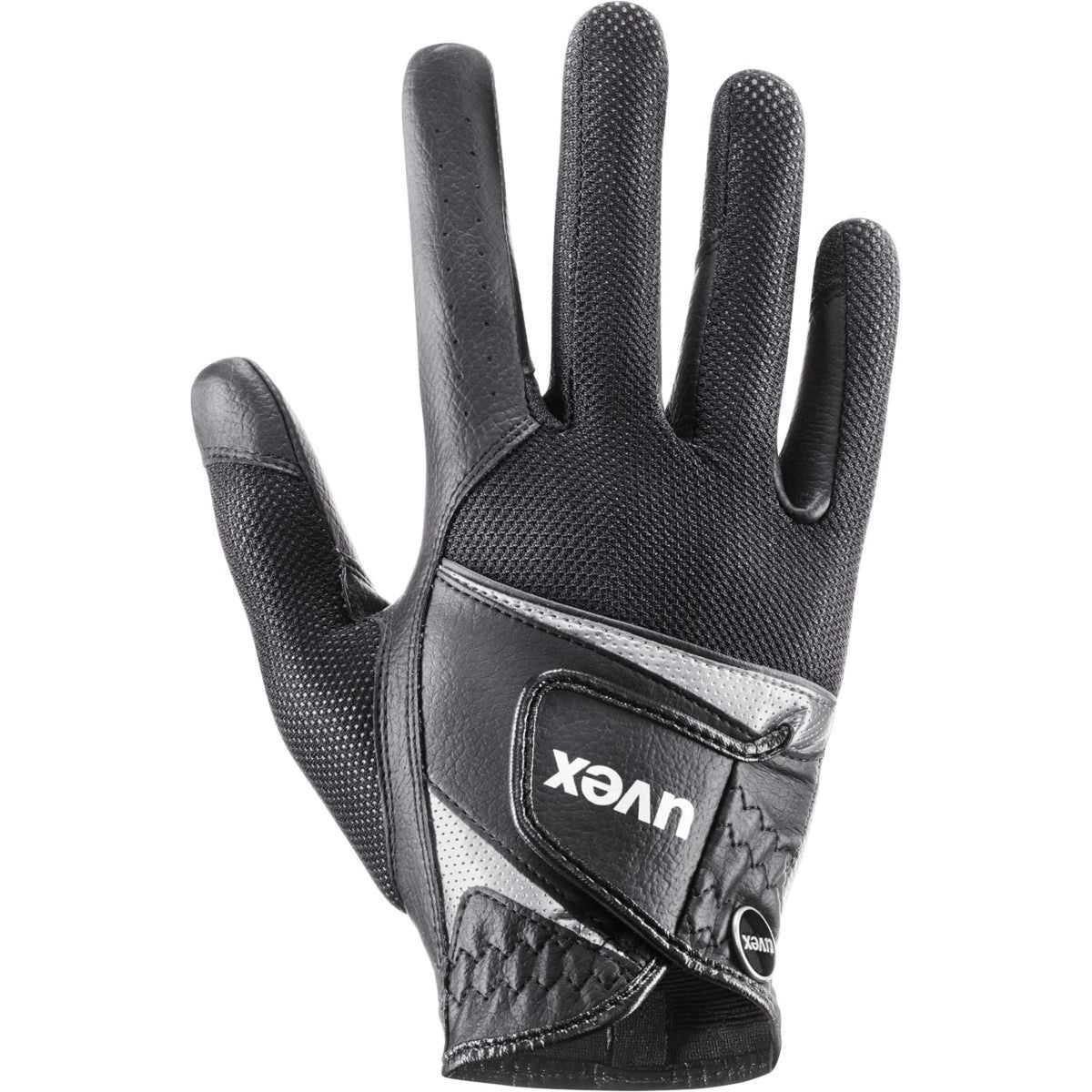 Uvex Gants d'Équitation Sumair Noir/Argent