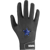 Uvex Gants d'Équitation Glamstar Noir/Bleu