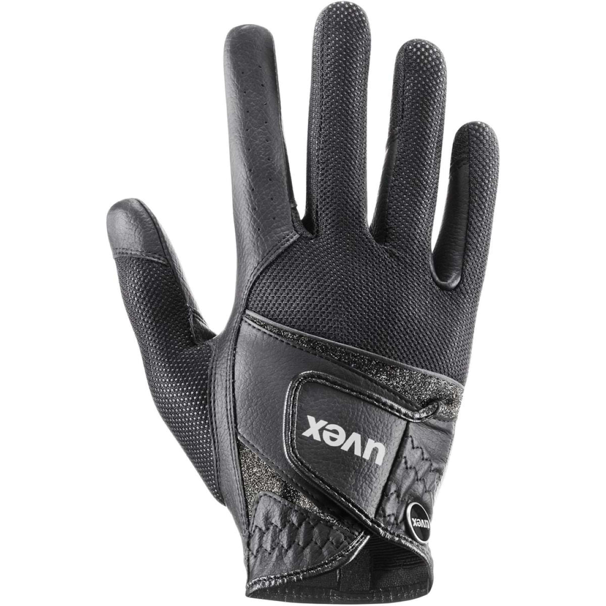 Uvex Gants d'Équitation Sumair Glamour Noir/Noir