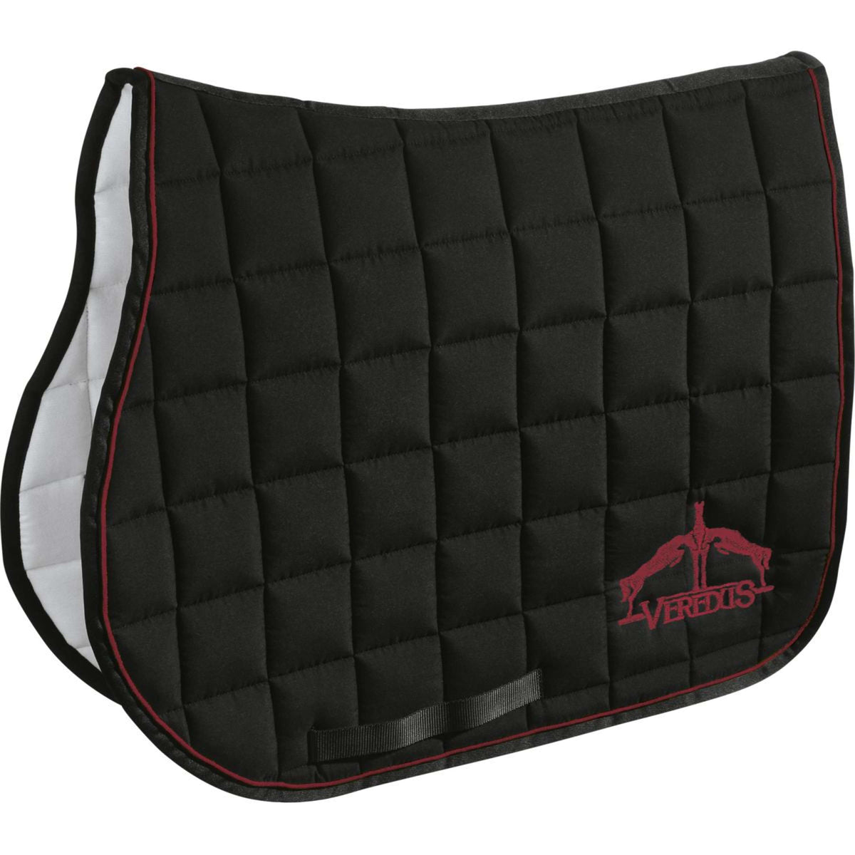 Veredus Tapis de Selle Microfiber de Saut Bordeaux