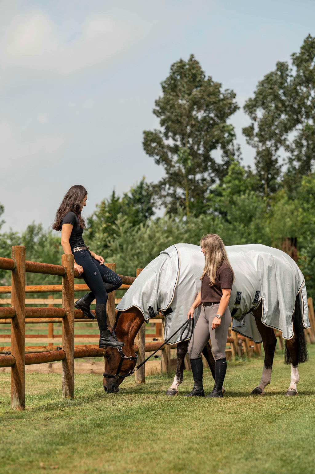 Velder Horsewear Premium Couverture Anti-Mouches Pearl Grey