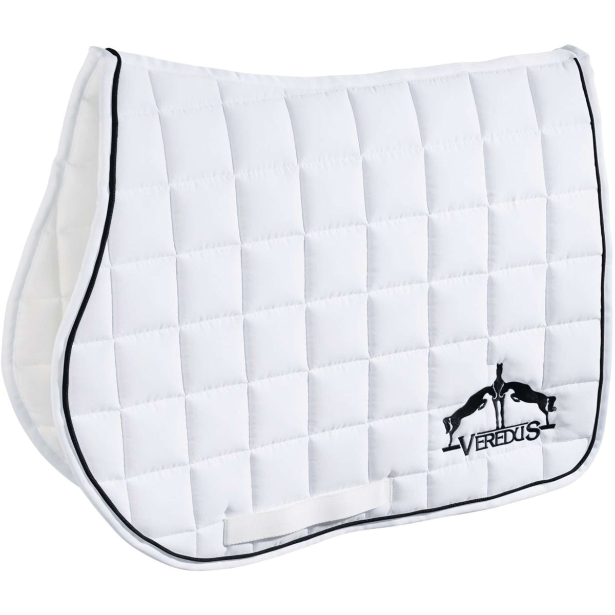 Veredus Tapis de Selle Microfiber de Saut Blanc