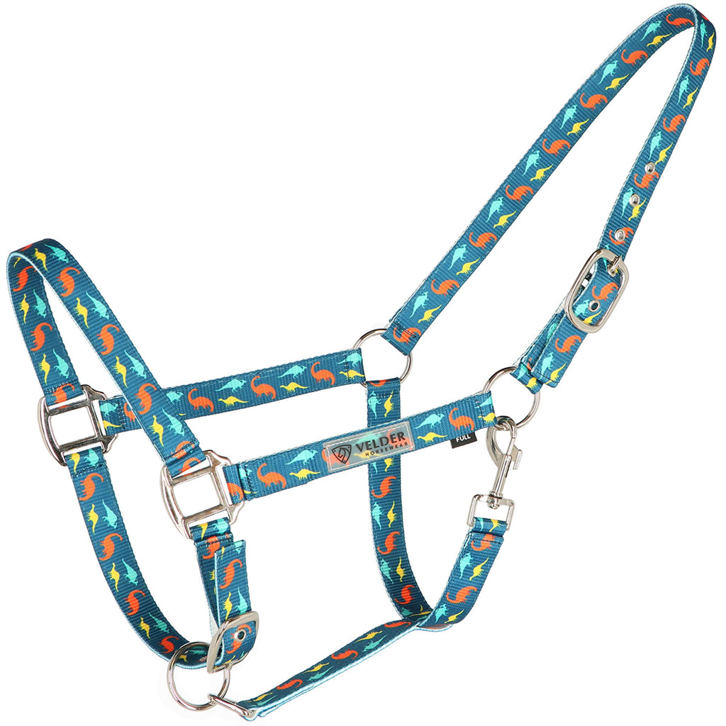 Velder Horsewear Essentials Licol Dino Bleu/Orange