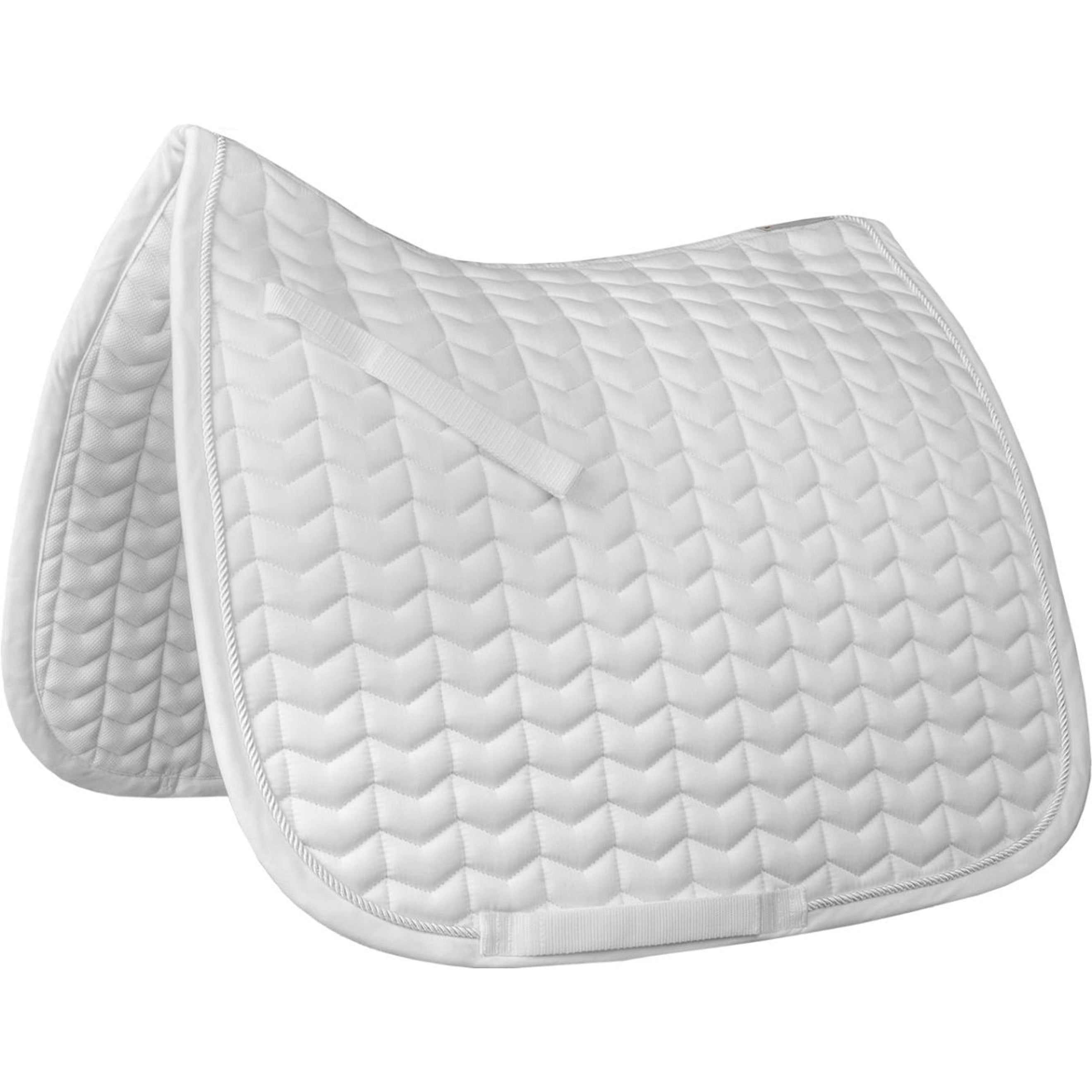 Waldhausen Tapis de Selle Classic Dressage Blanc/Blanc Waldhausen Tapis de Selle Classic Dressage Blanc/Blanc