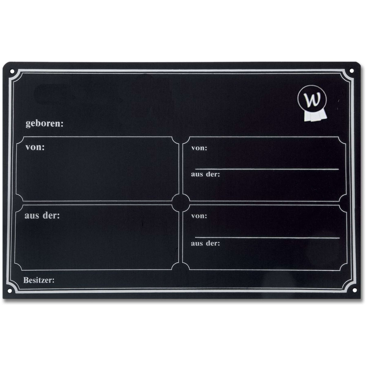 Waldhausen Tableau Étable Neutre Noir