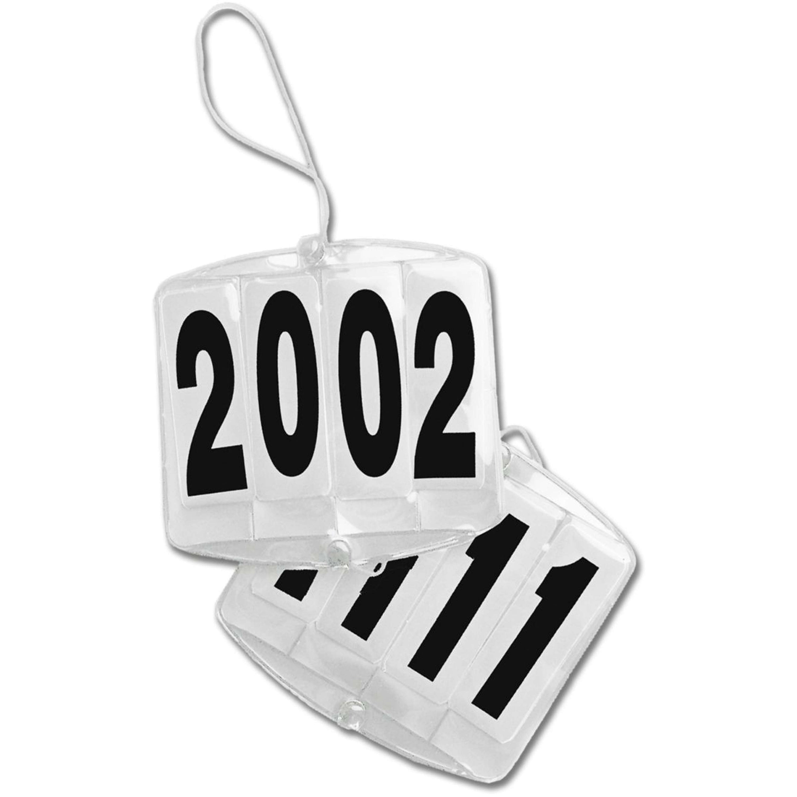 Waldhausen Numéros de départ 4 Chiffres Blanc Waldhausen Numéros de départ 4 Chiffres Blanc