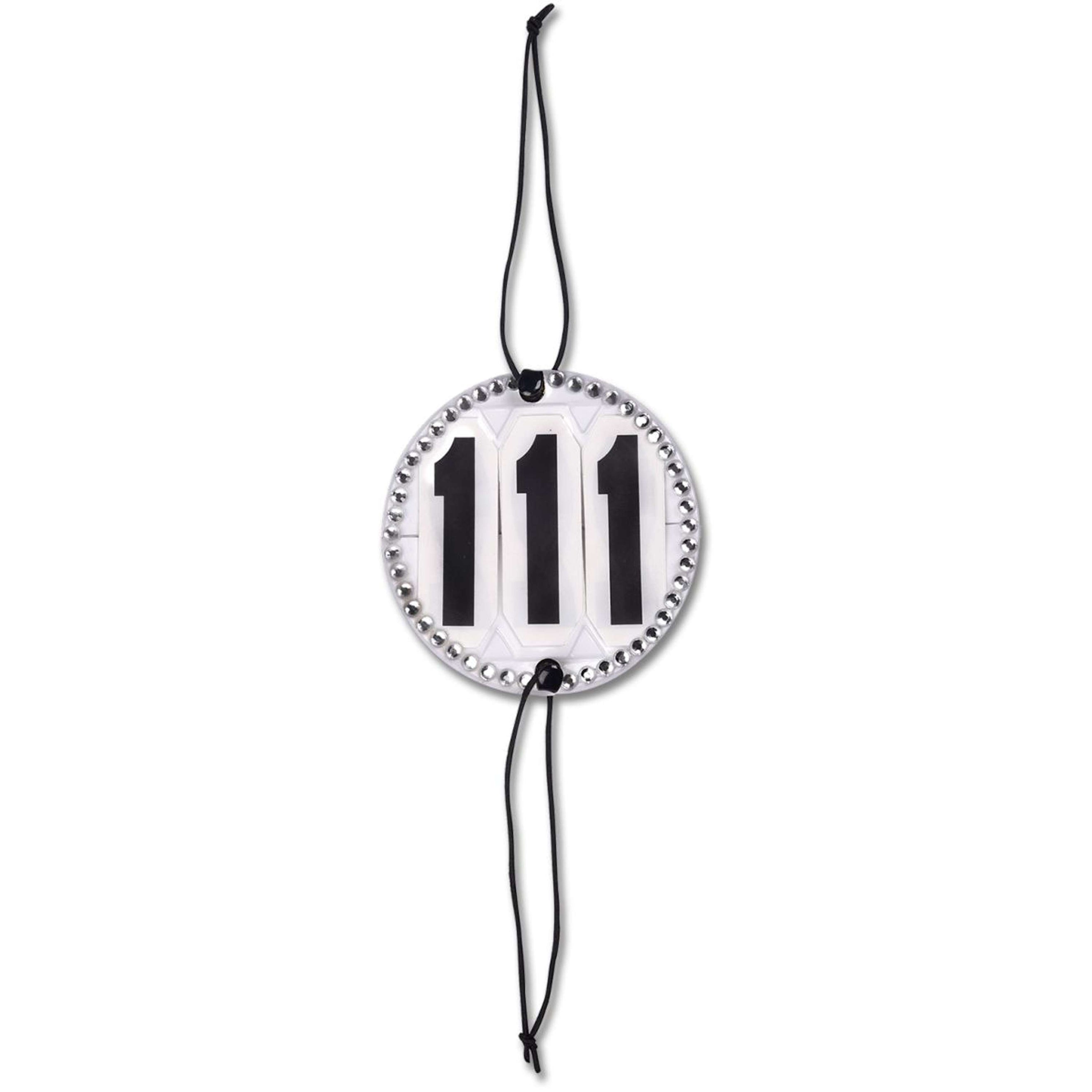 Waldhausen Numéros de départ Crystal Rond Blanc Waldhausen Numéros de départ Crystal Rond Blanc