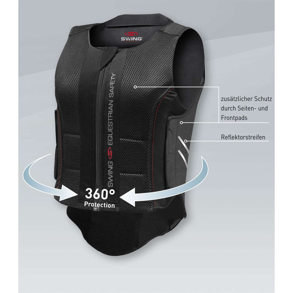 Swing Gilet de Protection P07 Enfants Noir