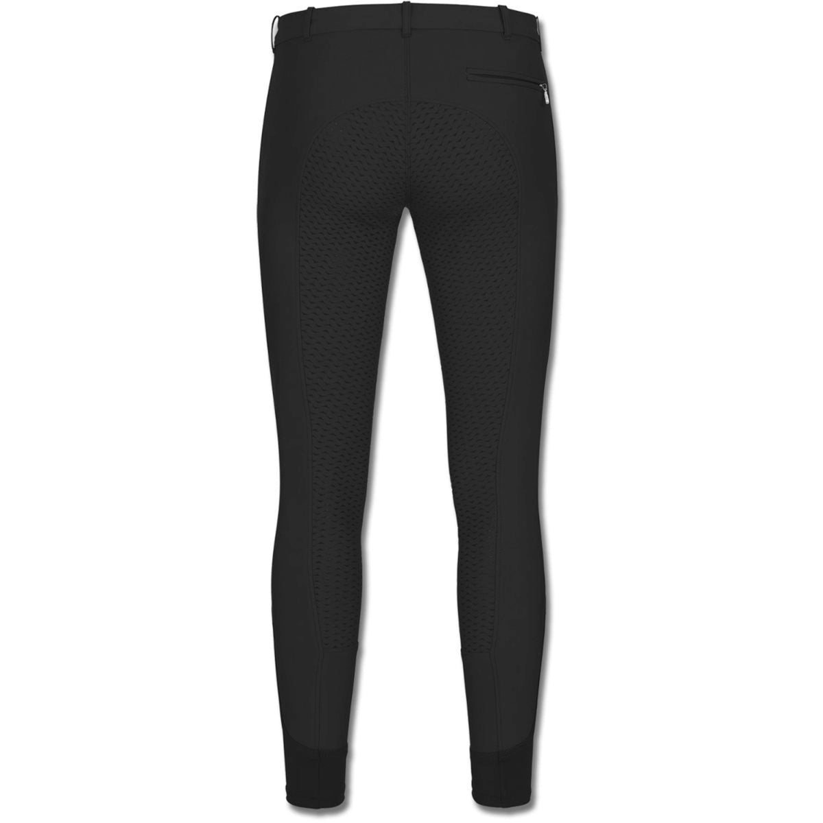 ELT Pantalon d'Équitation Micro Sport Silicone Homme Noir