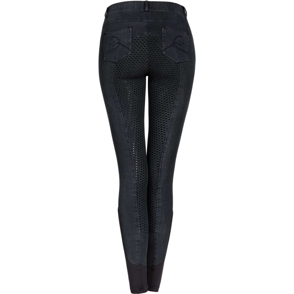 ELT Pantalon d'Équitation en Jean Doro Noir