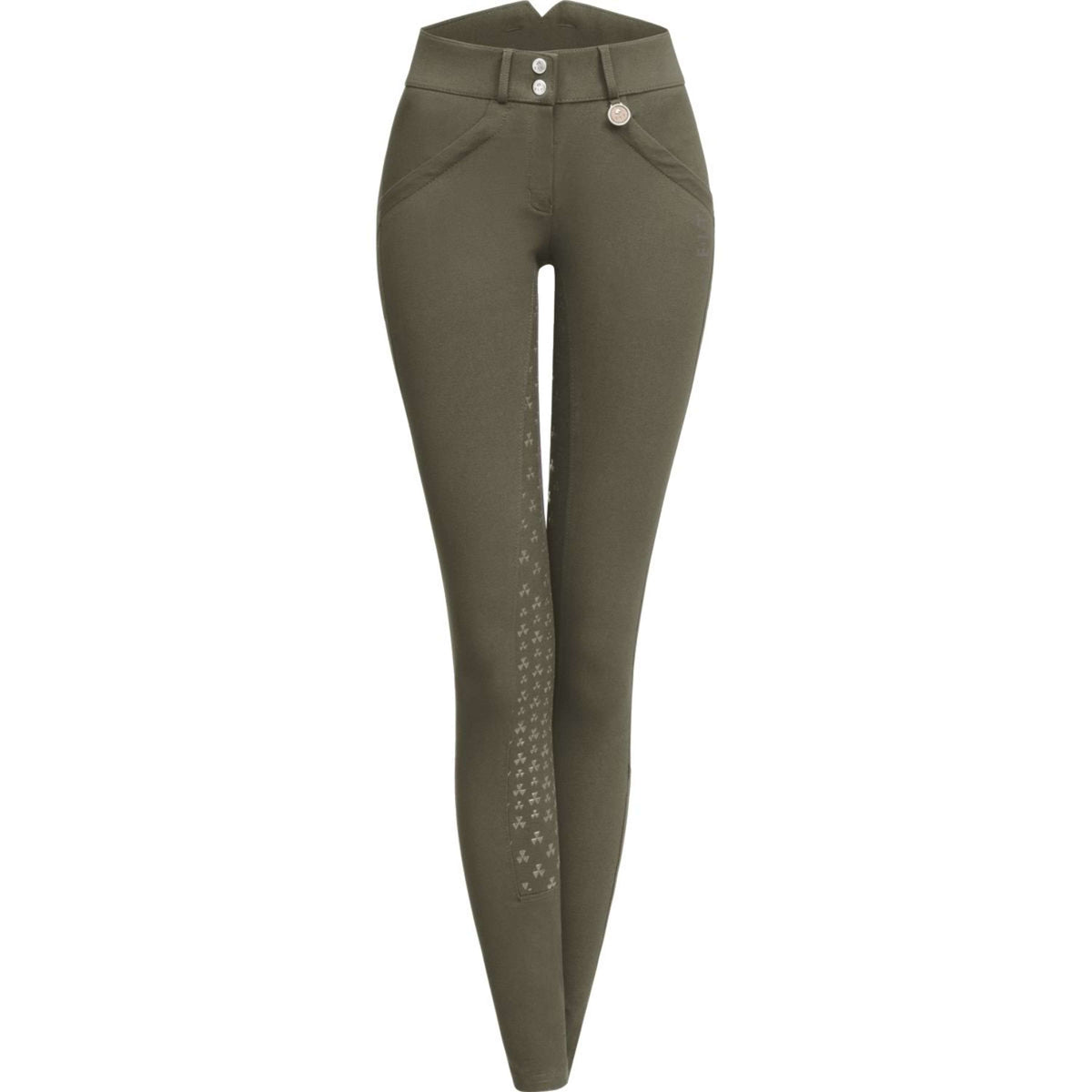 ELT Pantalon d'Équitation Fay Feel Good High Waist Kaki