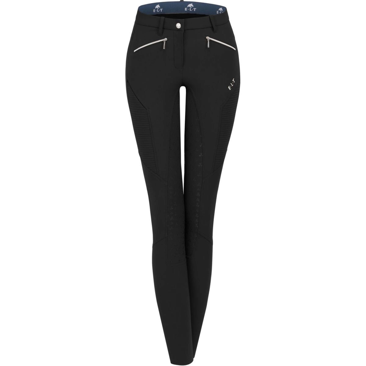 ELT Pantalon d'Équitation Gala Silicone Noir