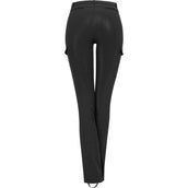 ELT Pantalon d'Équitation Jodhpur Micro Cargo Silicone Noir