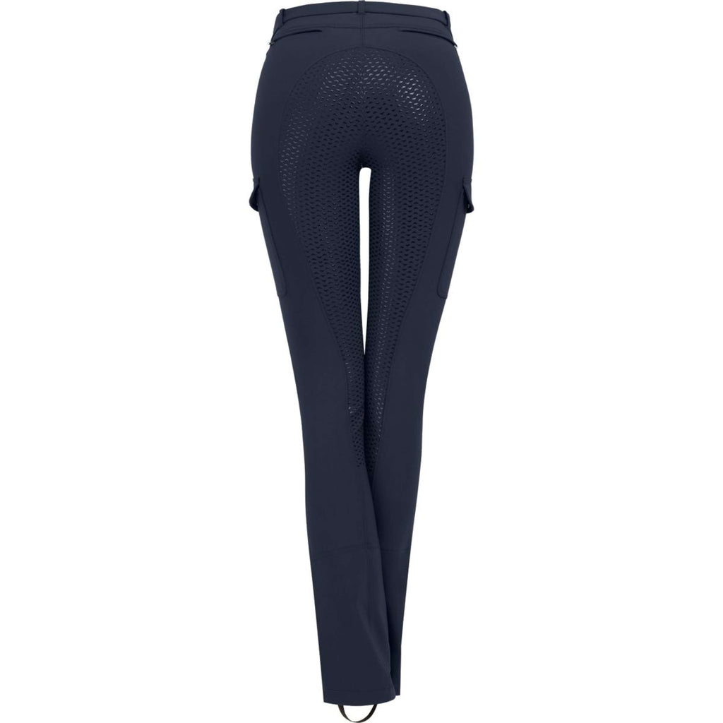 ELT Pantalon d'Équitation Jodhpur Micro Cargo Silicone Nightblue