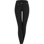 ELT Pantalon d'Équitation Micro Silicone Genouillères Noir