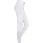 ELT Pantalon d'Équitation Micro Sport High Waist Silicone Blanc