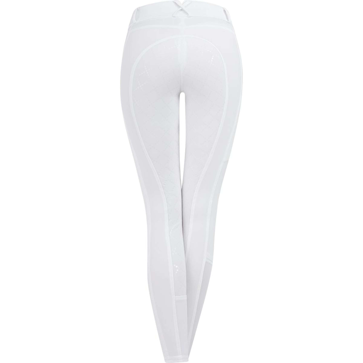 ELT Pantalon d'Équitation Micro Sport High Waist Silicone Blanc