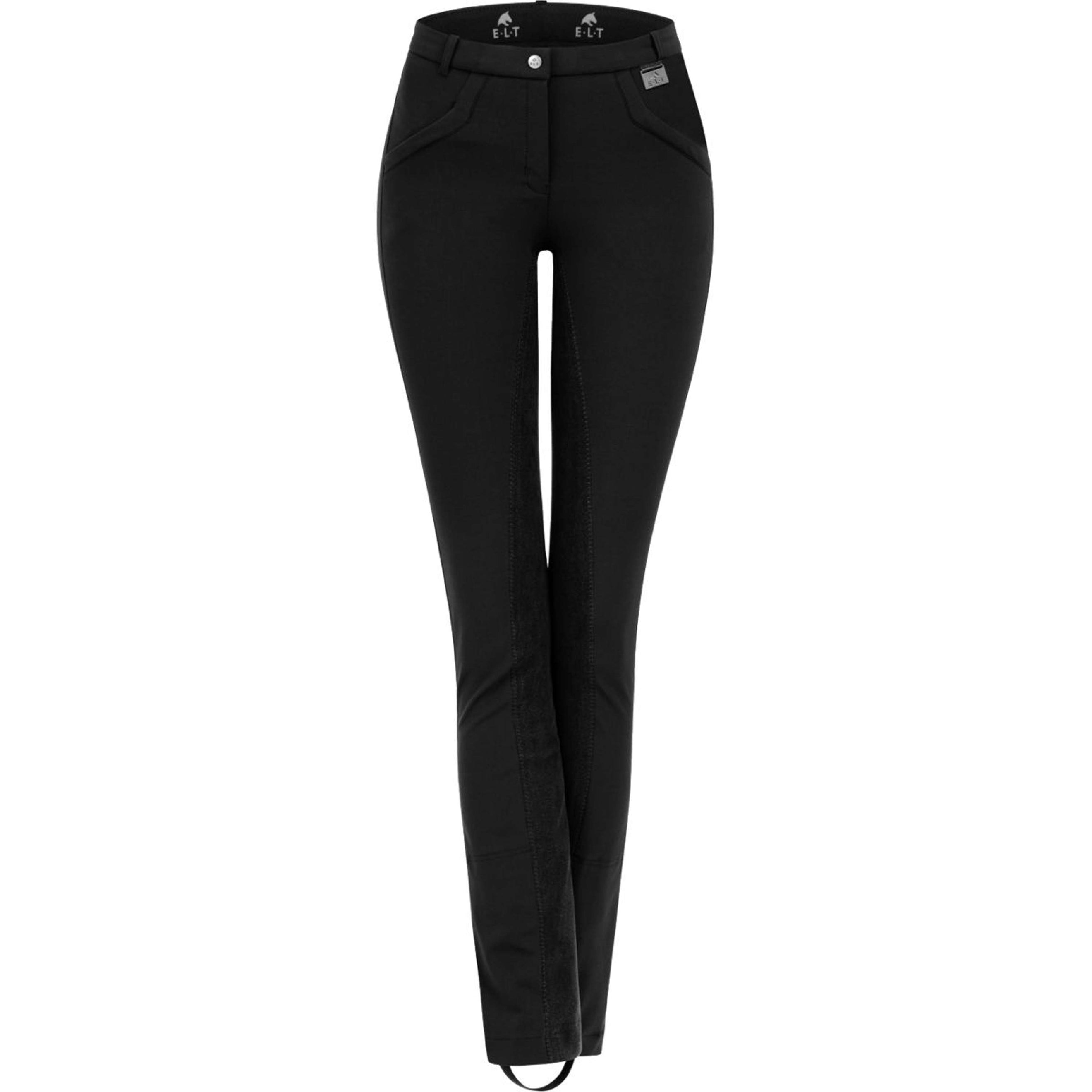 ELT Pantalon d'Équitation Jodhpur Micro Noir ELT Pantalon d'Équitation Jodhpur Micro Noir