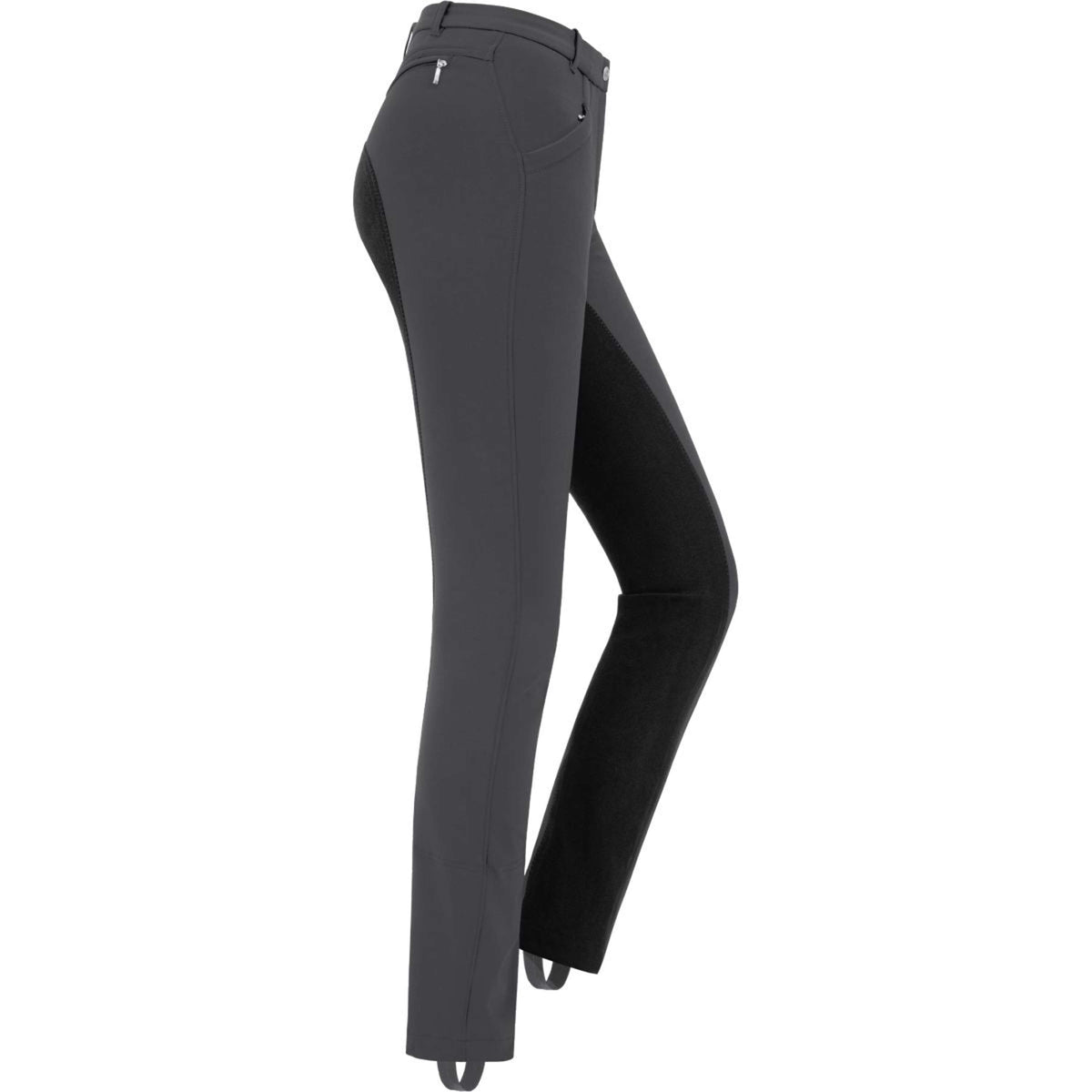 ELT Pantalon d'Équitation Jodhpur Micro Noir/Asphalt