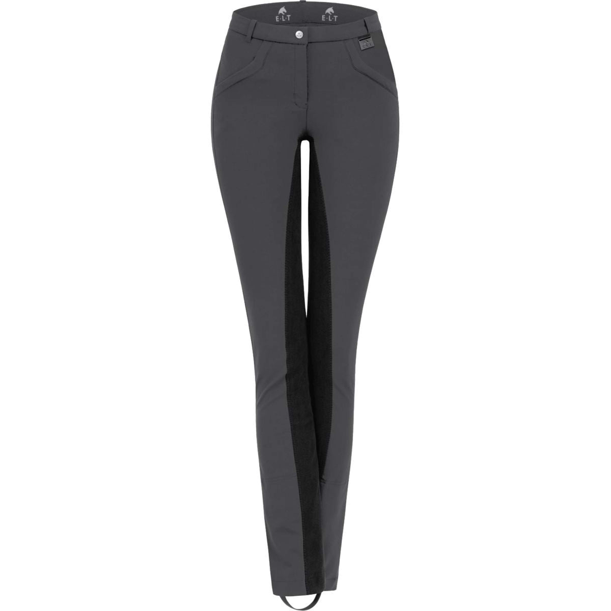 ELT Pantalon d'Équitation Jodhpur Micro Noir/Asphalt