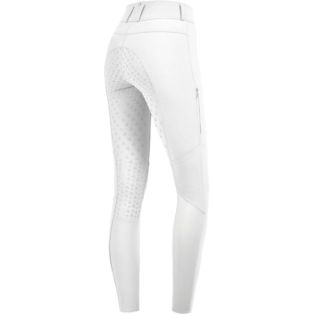 ELT Pantalon d'Équitation Hella High Waist Silicone Blanc